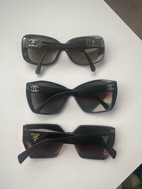 3 pairs of Sunglasses with Gradient Lenses